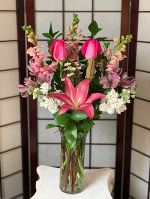 A European Spring with Touch of Pink