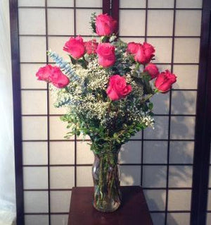 Dozen Premium Pink Roses