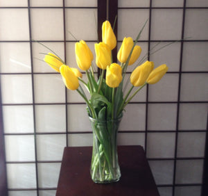 Joyful Yellow Tulips